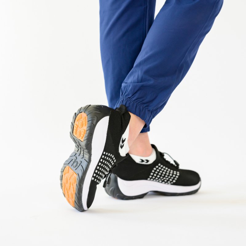 Ortho Stretch Cushion Schuhe - Schwarz Weiß