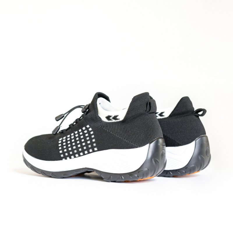 Ortho Stretch Cushion Schuhe - Schwarz Weiß