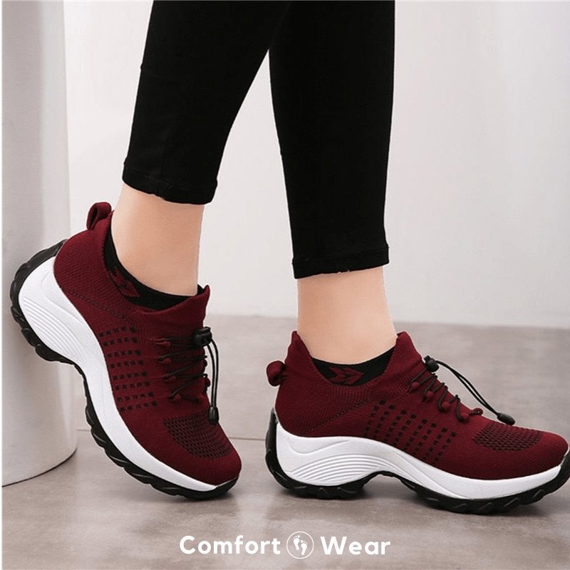 Ortho Stretch Cushion Schuhe - Rot