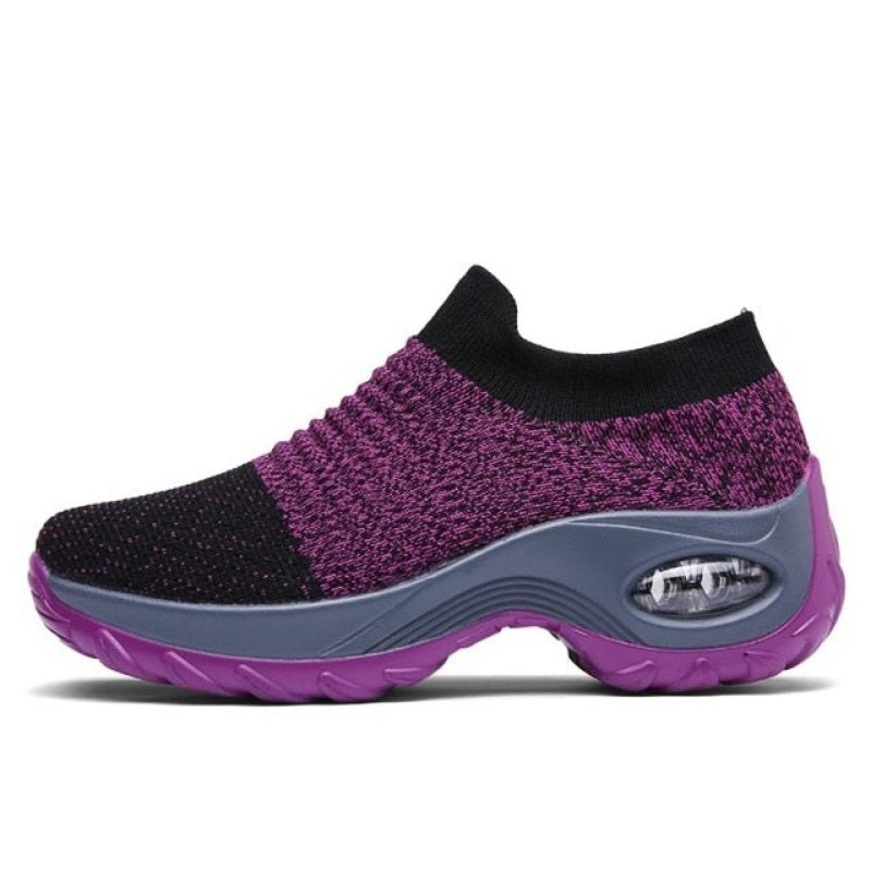 Atmungsaktive No-Tie-Stretch-Schuhe - Lila