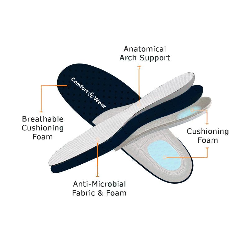 Atmungsaktive Stretch-Schuhe ohne Schnürung - Weiß