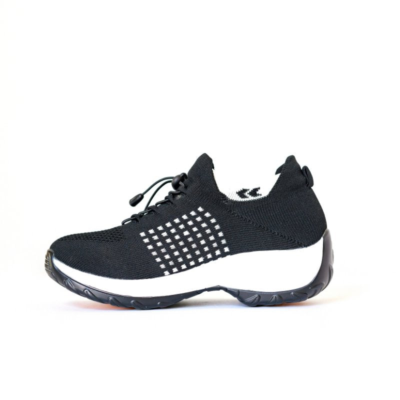 Ortho Stretch Cushion Schuhe - Schwarz Weiß