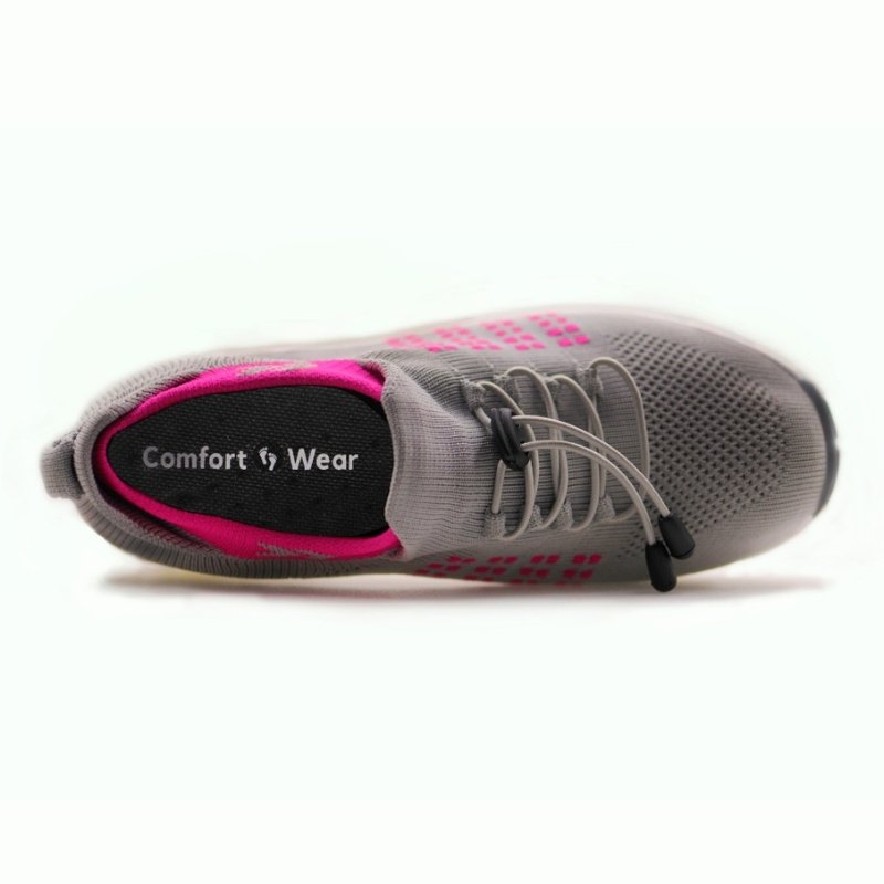 Ortho Stretch Cushion Schuhe - Grau Rosa