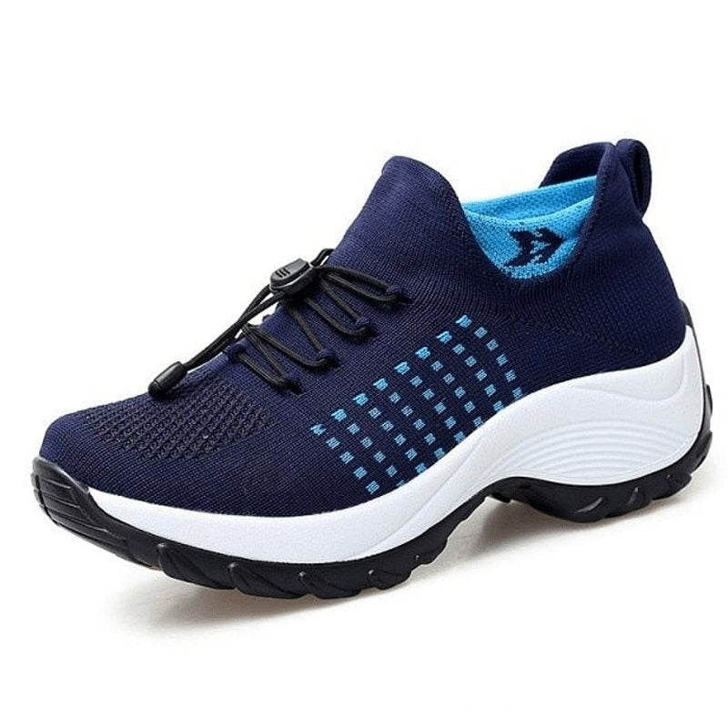Ortho Stretch Cushion Schuhe - Weiß Blau