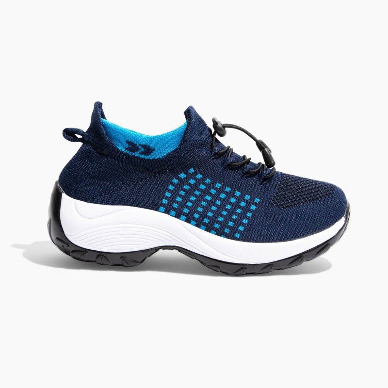 Ortho Stretch Cushion Schuhe - Weiß Blau